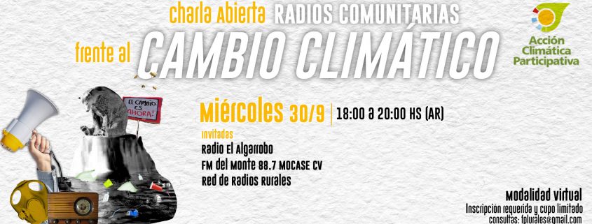 Charla Radios Comunitarias Cambio Climatico TW